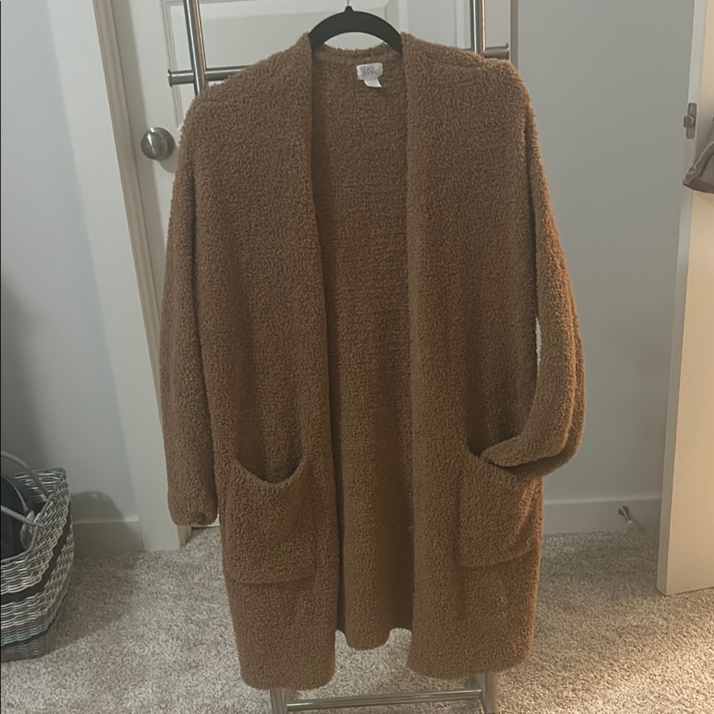 Brown Cozy Cardigan